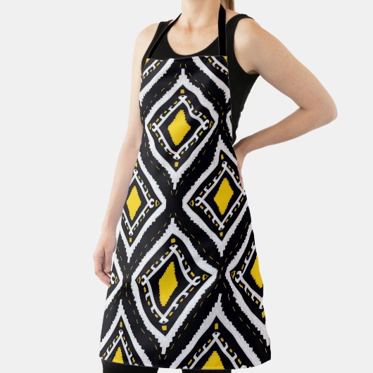 Ikat-Muster ethnischer Stamm-textilen amerikanisch Schürze (InSitu)