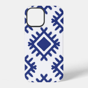 Ikat-Muster Ethnischer Textil-Stamm Amerikanisch A iPhone 12 Hülle