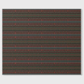 Ikat-Muster: Geometrisches ethnisches Ornament Geschenkpapier (Flach)