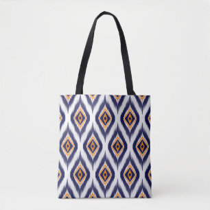 Ikat-Muster Gewebe ethnische Stammesmotive ma Tasche