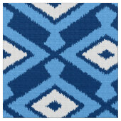 Ikat Muster, Indigo und Denim Blue Stoff (Nahaufnahme)