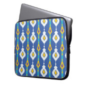 Ikat-nahtloses Muster Laptopschutzhülle (Vorderseite Links)