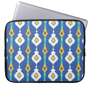 Ikat-nahtloses Muster Laptopschutzhülle