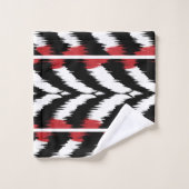 Ikat Pattern Badetuch Set (Waschlappen)