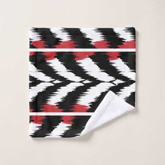 Ikat Pattern Badetuch Set (Waschlappen)