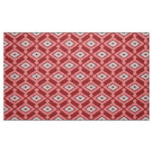 Ikat Pattern - Burgund, Grau und Korallen Stoff (Fat Quarter (45,7 x 55,9 cm))
