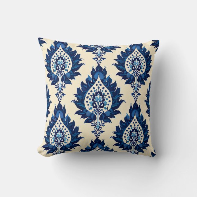 Ikat Pattern Fabric Kissen (Vorderseite)
