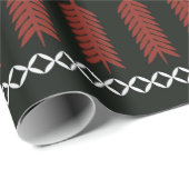 ikat Pattern. Geometrisches nahtloses Ornament. et Geschenkpapier (Rolleneckpunkt)