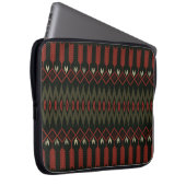 ikat Pattern. Geometrisches nahtloses Ornament. et Laptopschutzhülle (Vorne Rechts)
