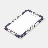 Ikat Pattern Post-it Klebezettel (angewinkelt)