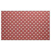 Ikat Pattern - Rot, Grau und Beige Stoff (Yard (91,4 cm))