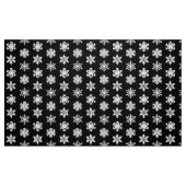 Ikat-Schneeflocken - Schwarzweiß Stoff (Fat Quarter (45,7 x 55,9 cm))