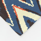 Ikat seamless pattern. tie dye shibori print with fleecedecke (Ecke)