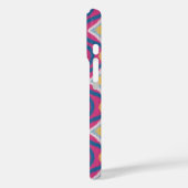 Ikat Series Ogee Orange Pink Case-Mate iPhone Hülle (Rückseite / Links)