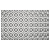 Ikat Star Pattern - grau/grau und weiß Stoff (Fat Quarter (45,7 x 55,9 cm))