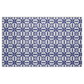 Ikat Star Pattern - Navy Blue und White Stoff (Fat Quarter (45,7 x 55,9 cm))