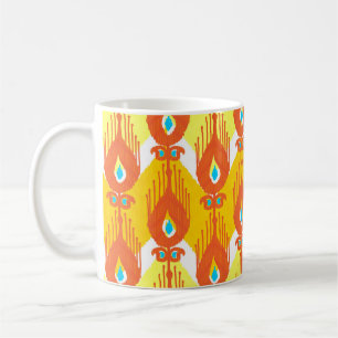 Ikat-Stoffmuster Kaffeetasse