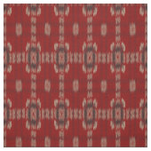 Ikat-Stoffmuster Muster in Rot-Weiß Stoff (Muster)