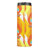 Ikat-Stoffmuster Thermosbecher (Rückseite)