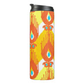 Ikat-Stoffmuster Thermosbecher (Nach rechts gedreht)