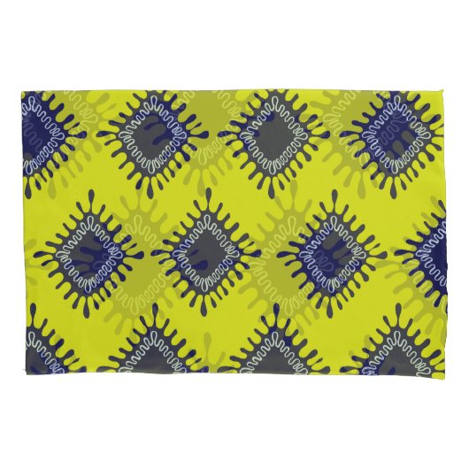 Ikat Tribal: Stilvolles modernes Muster. Kissenbezug (Vorderseite)
