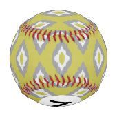 Ikat-Vintage-Muster Baseball (Rückseite)