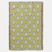 Ikat Vintage-Muster Decke (Vorderseite Vertikal)