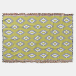 Ikat Vintage-Muster Decke