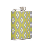 Ikat-Vintage-Muster Flachmann (Rechts)