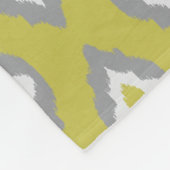 Ikat Vintage-Muster Fleecedecke (Ecke)