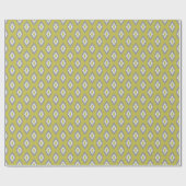 Ikat-Vintage-Muster Geschenkpapier (Flach)