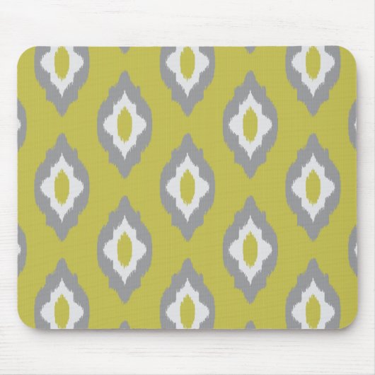 Ikat Vintage-Muster Mousepad (Vorne)