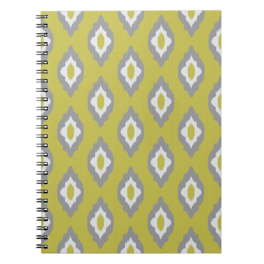 Ikat-Vintage-Muster Notizblock (Vorderseite)