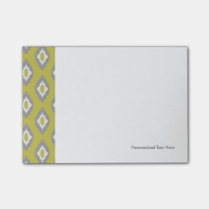 Ikat Vintage-Muster Post-it Klebezettel
