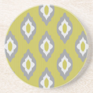 Ikat-Vintage-Muster Sandstein Untersetzer