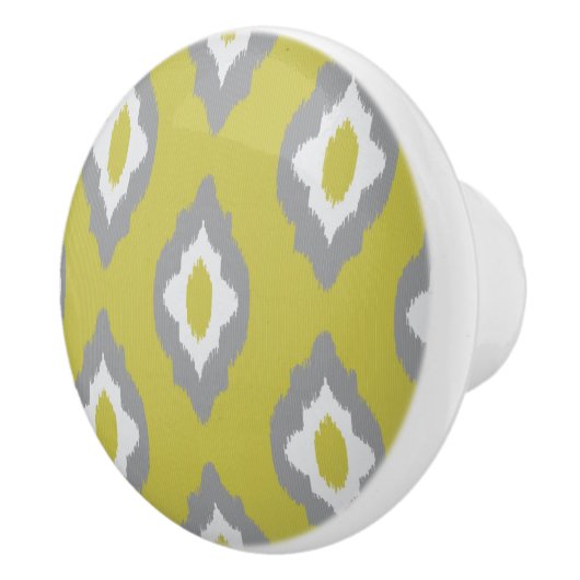 Ikat Vintages Muster Keramikknauf (Rechts)