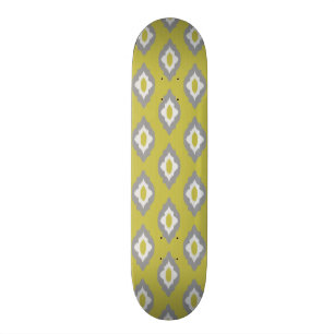 Ikat Vintages Muster Skateboard