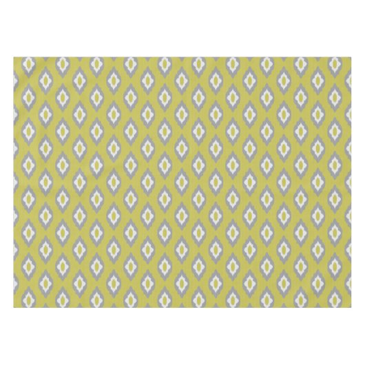 Ikat Vintages Muster Tischdecke (Vorderseite (Horizontal))