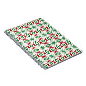 Ikat Weihnachtsmuster Notizblock (Rechte Seite)