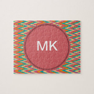 iKat Zickzack-Entwurfs-Gewürz-Farben Puzzle