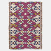 Ikat Zickzack: ethnische Elegance Decke (Vorderseite Vertikal)