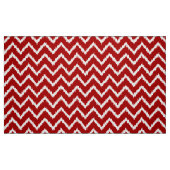 Ikat-Zickzack Muster - Tief rot-weiß Stoff (Fat Quarter (45,7 x 55,9 cm))