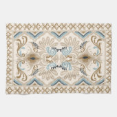 Ikat Zickzack Paisley Geschirrtuch (Horizontal)