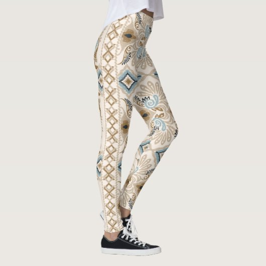 Ikat Zickzack Paisley Leggings (Rechts)