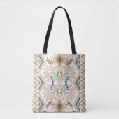 Ikat Zickzack Paisley Tasche (Vorderseite)