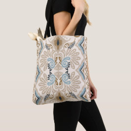 Ikat Zickzack Paisley Tasche