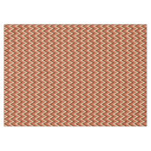 Ikat Zickzack Streifen - Rost, Braun und Beige Tischdecke (Vorderseite (Horizontal))