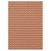 Ikat Zickzack Streifen - Rost, Braun und Beige Tischdecke (Vorderseite)