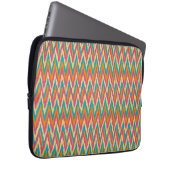 iKat Zigzag Design Gewürzfarben Laptopschutzhülle (Vorne Rechts)