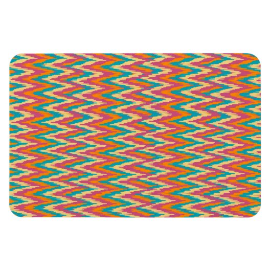 iKat Zigzag Design Gewürzfarben Magnet (Horizontal)